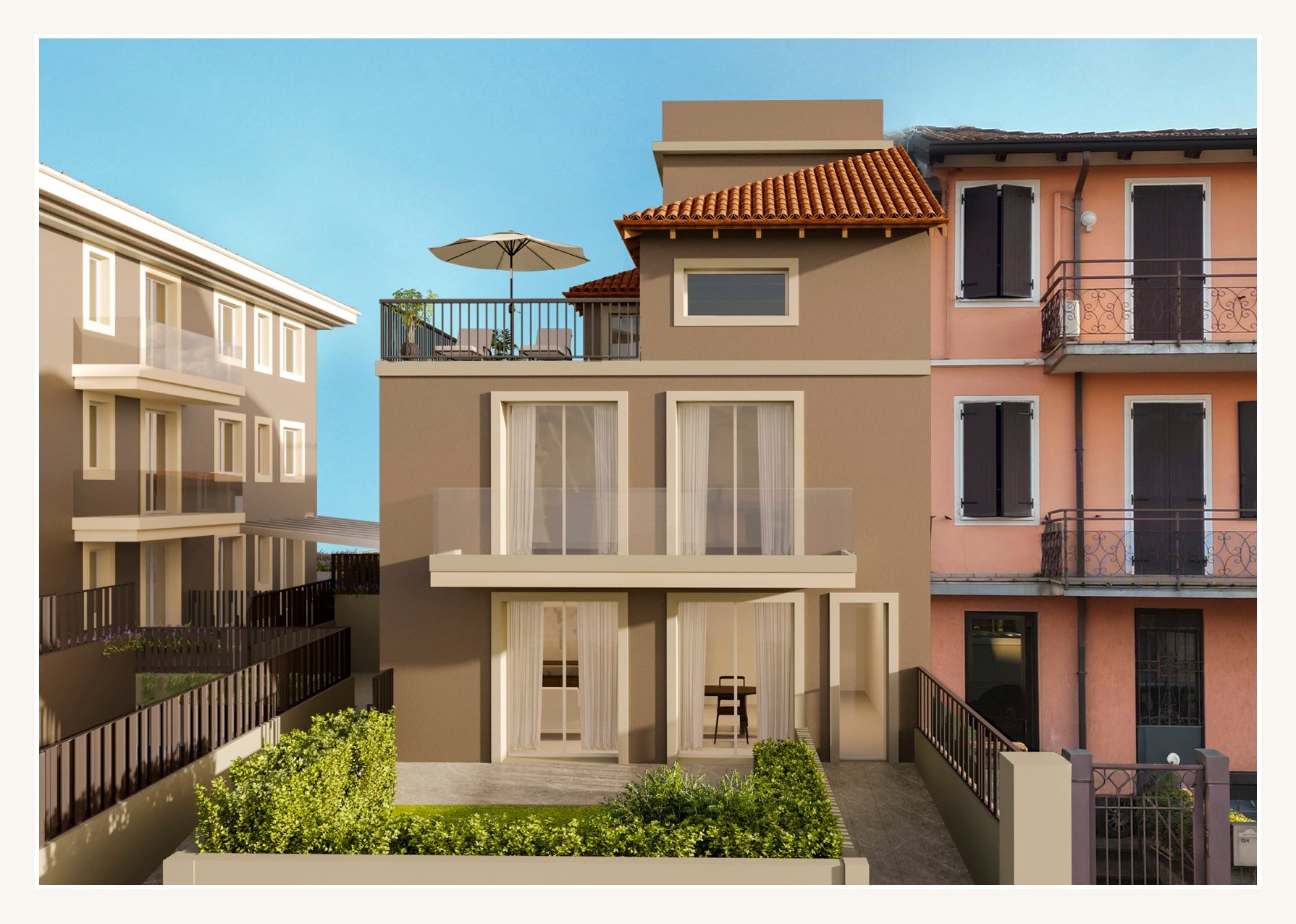 RIVA 126 - Rendering facciata